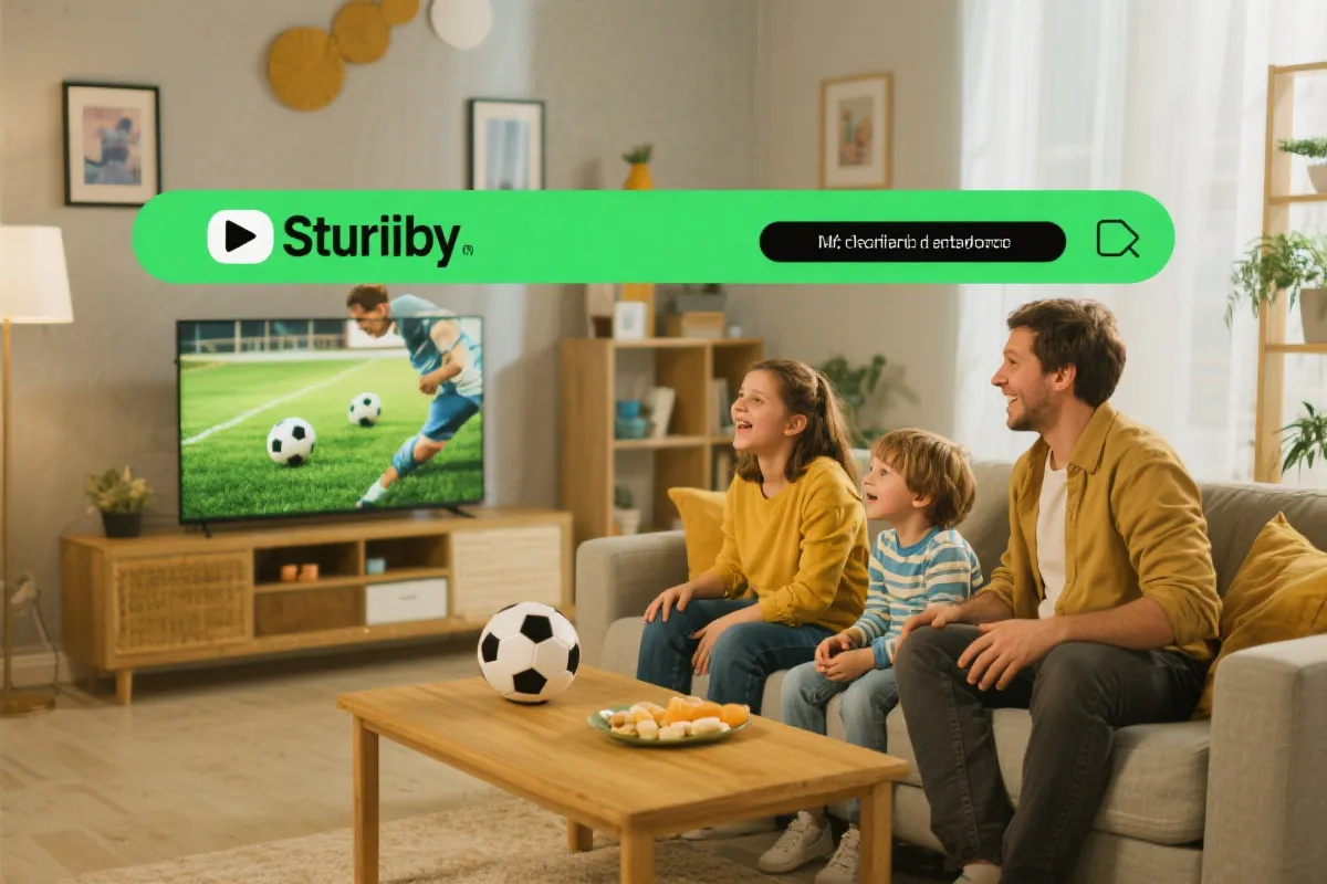 多种平台类型与家庭观赛场景示意图