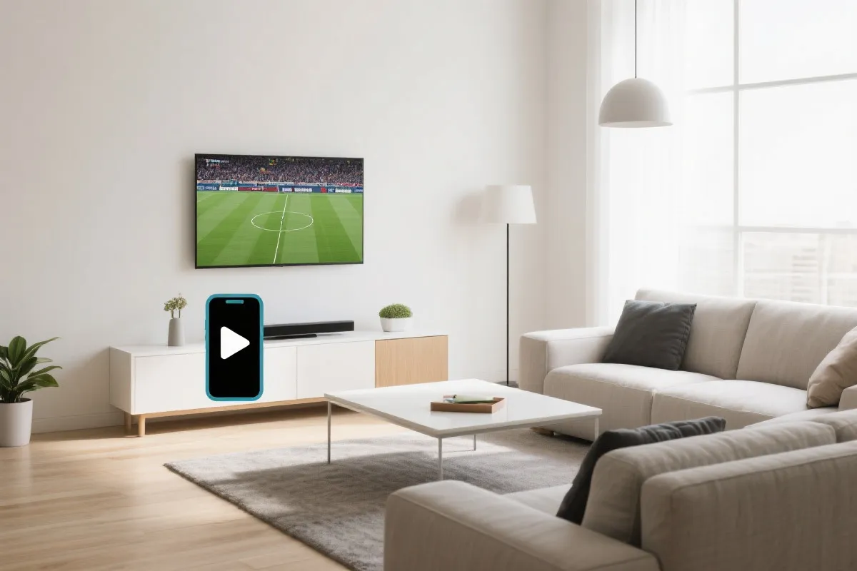 多设备观看与投屏示意图